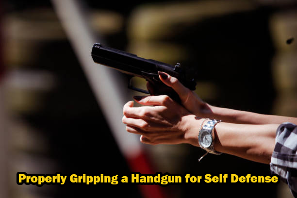 Properly gripping a handgun for self defense and a Texas License to Carry.